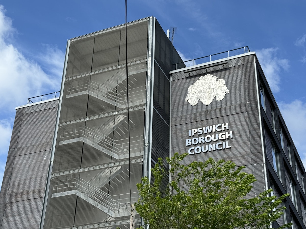 A photo of the Ipswich Borough Council office in Ipswich